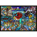 Jigsaw Puzzle The Little Mermaid Story Stained Glass Stained Art 500 Pieces (...