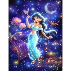 Stained Art Jigsaw Puzzle Twinkle Shower Collection Dazzling Wishes for Freed...