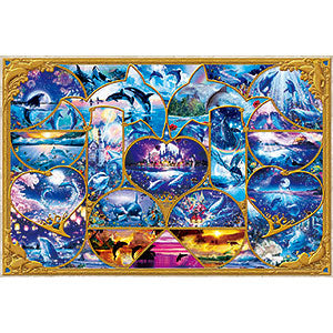 Jigsaw Puzzle Glowing Puzzle Lassen Masterpiece Collection 2016 Very Small Pi...