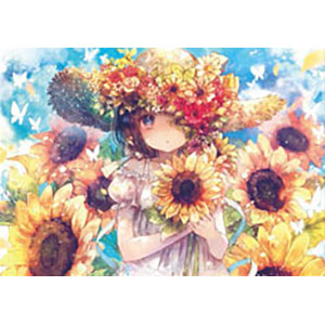 Jigsaw Puzzle Fantastic Art / Onineko Sunflower Story 108 Pieces (03-060)