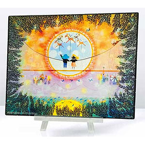 Jigsaw Puzzle Glow Puzzle Sun Ring 80 Pieces (5080-303)
