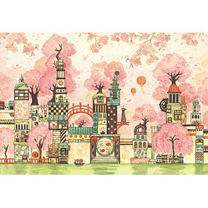 Jigsaw Puzzle Fairy Tale Art Noriko Nishimura Sakuramachi 34th Avenue 300 pie...