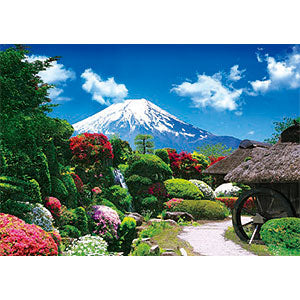 Jigsaw Puzzle Blooming Oshino and Mt. Fuji 108 pieces (01-072)