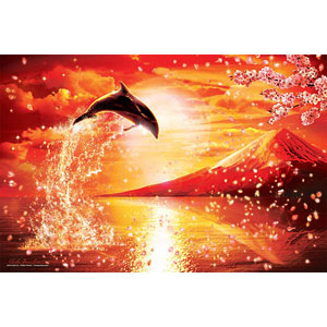 Jigsaw Puzzle Spectacle Fuji ~World Travel~ 1000 pieces (13-031)