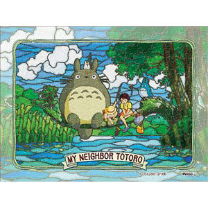 Jigsaw Puzzle Mame Puzzle Clear My Neighbor Totoro What can I catch? 150 pieces (MA-C01)