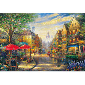 Jigsaw Puzzle Sunbeams Blooming Cafe 2000 Small Pieces (S92-501)