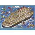 Jigsaw puzzle Maze detective Pierre begins with a luxury cruise ship 500 piec...