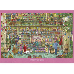 Jigsaw Puzzle Maze Detective Pierre What to Find in the Candy Store 500 Piece...