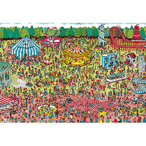 Jigsaw puzzle Where’s Wally? Holiday amusement park 1000 micro pieces (M81-726)