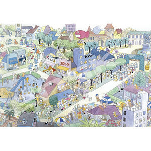 Jigsaw puzzle 11 cats marathon tournament start 300 pieces (300-1591)