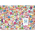 Jigsaw Puzzle Doraemon 50th Anniversary Colorful Doraemon 1000 pieces (1000T-...