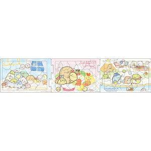 Jigsaw Puzzle Step Panoramic Puzzle Sumikkogurashi Minna Nakayoshi 18+24+32 p...