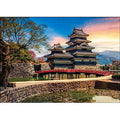 Jigsaw Puzzle Matsumoto Castle (Nagano) standing in the sunset 500 pieces (05...