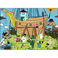 Jigsaw puzzle Moomin Moomin goes to the sea 500 pieces (05-1030)