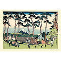 Jigsaw puzzle Katsushika Hokusai "Thirty-six Views of Mt. Fuji" series Tokaido Hodogaya 300 pieces (300-228)