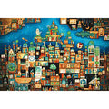 Kingdom of Forgotten Books 1000 pieces jigsaw puzzle from Japan, colorful anime artwork