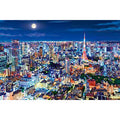 Jigsaw Puzzle Glowing Puzzle Sparkling Tokyo Night-Tokyo 1000 Pieces (12-514S)