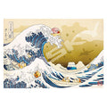 Jigsaw Puzzle Kirby's Dream Land Pupupu Thirty-Six Views of the Great Wave off Float Islands 1000 Pieces (1000T-156)