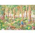 Peter Rabbit and Benjamin Bunny 500 pieces jigsaw puzzle from Japan, colorful anime characters