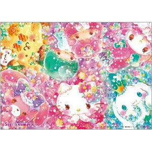 Jigsaw Puzzle Sanrio Florarium Surrounded by Flowers 108 Pieces (108-842)