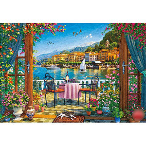 Jigsaw Puzzle Lake Como Holidays 300 Pieces (300-357)
