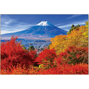 Jigsaw Puzzle Japanese Landscape/Autumn Pattern Autumn Leaves and Mt. Fuji 30...