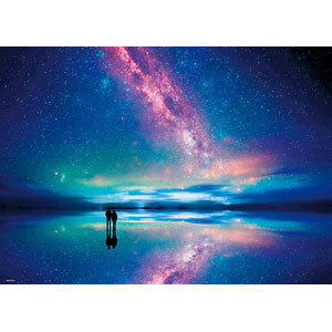 Jigsaw puzzle Uyuni Salt Lake under the starry sky 600 pieces (66-200)