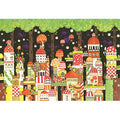 Jigsaw Puzzle Dark Forest Mushroom Old Town 300 pieces (26-358S)