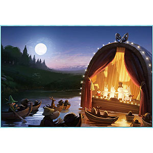 Jigsaw Puzzle Moominvalley Friends Golden Tail 1000 Pieces (10-1406)