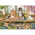 Jigsaw puzzle Kayomi Harai Shiba no veranda time 300 pieces (33-210)