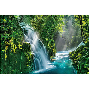 Jigsaw Puzzle Shining Kikuchi Valley (Kumamoto) 1000 pieces (10-1415)