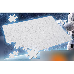 Jigsaw Puzzle Astronaut Selection Test Plain White Jigsaw Puzzle 100 Pieces (...