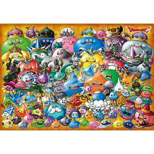 Jigsaw Puzzle Dragon Quest 1000 Piece Jigsaw Puzzle The slime monsters have a...