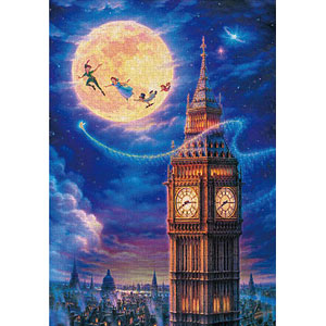 Jigsaw Puzzle Moonlight Collection Moonlight Fly (Peter Pan) 1000 pieces (D-1...