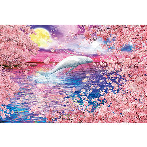 Jigsaw Puzzle Marine Art (Jennifer Studio) Sakura Miracle 1000 Pieces (13-047S)