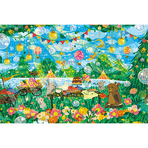 Jigsaw Puzzle Fairy Tale Art Wonderful Picnic 1000 Pieces (12-526S)