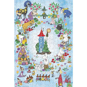 Jigsaw puzzle Moomin wreath 300 pieces (03-945)