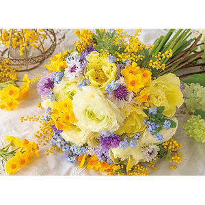 Jigsaw Puzzle Cheerful Bouquet of Happiness 500 pieces (500-313)