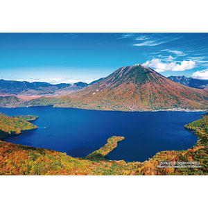 Jigsaw puzzle Nikko City, Tochigi Prefecture "Lake Chuzenji in autumn leaves"...