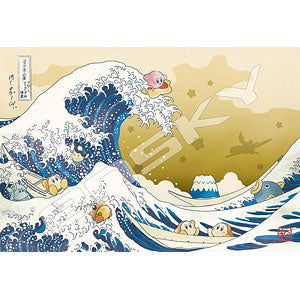 Jigsaw Puzzle Kirby's Dream Land Pupupu Thirty-six Views of the Great Wave off Float Islands 300 Pieces (300-ML01)