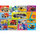 Jigsaw puzzle Good luck! Working Tomica large collection 100 pieces (100-053)