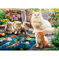 Jigsaw Puzzle Kitten and Flower Garden 500 pieces (500-318)