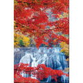 Jigsaw puzzle Fukuroda Falls with autumn leaves (Ibaraki) 1000 pieces (10-1470)