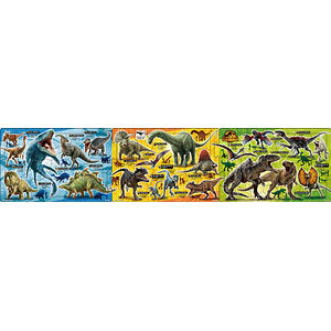 Jigsaw Puzzle Step Panorama Puzzle Jurassic World/The New Ruler 18-24-32 Pieces (24-164)
