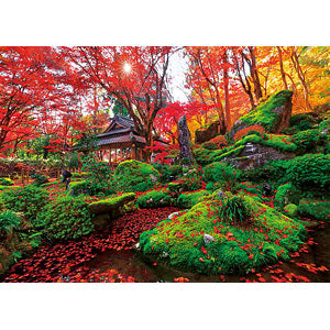 Jigsaw puzzle Kyorinbo in autumn leaves 600 pieces (600-026)