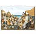 Jigsaw Puzzle Wachifield Cat Alley Gossip 300 Pieces (03-953)