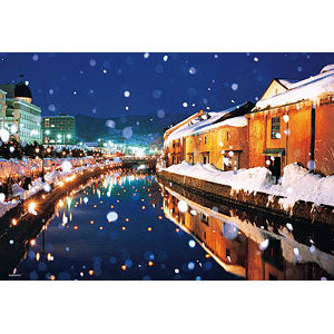 Jigsaw Puzzle Snowy Otaru Canal 300 pieces (300-115)