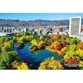 Jigsaw Puzzle Series - Japanese Cities 54 Hokkaido Sapporo City "Nakajima Park in Autumn Leaves" 300 pieces (300-410)