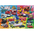 Jigsaw Puzzle Running around town, various Tomica 80 pieces (80-042)