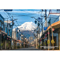 Jigsaw Puzzle Series - Japanese Cities 63 Fujiyoshida City, Yamanashi Prefecture "Shopping Street with a View of Majestic Mt. Fuji" 300 pieces (300-419)